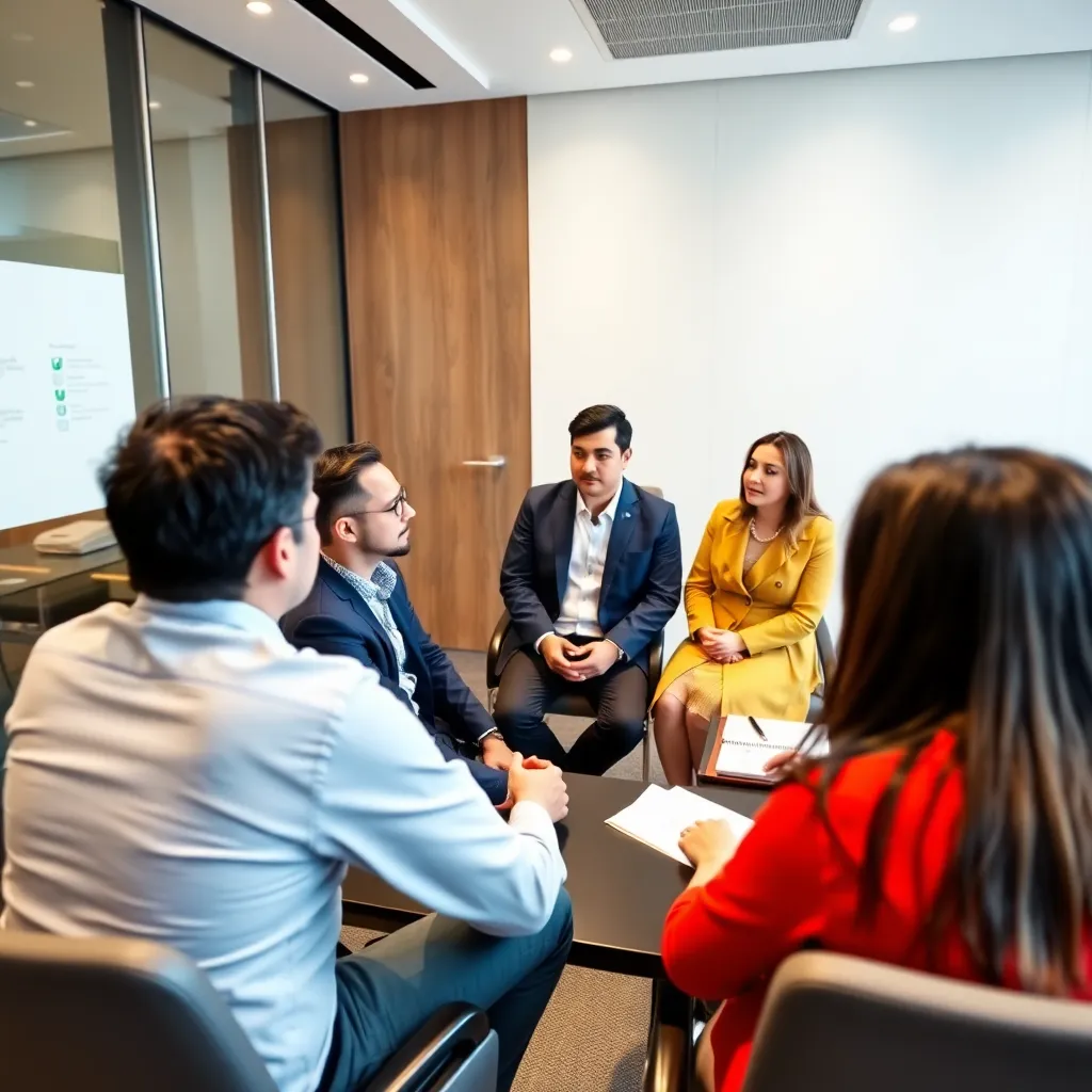 Команда стартапа AgroSmart обсуждает развитие проекта