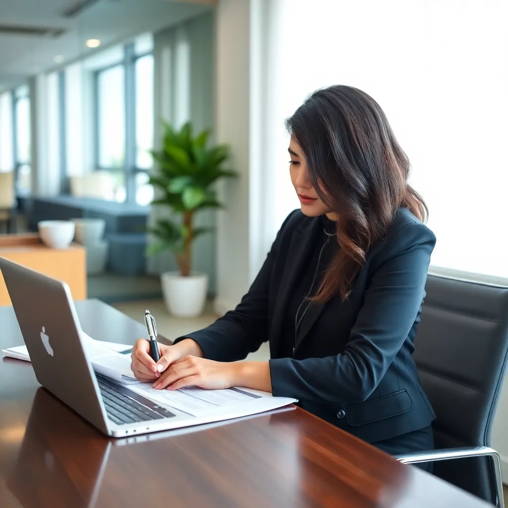 Казахстанский предприниматель работает над бизнес-планом